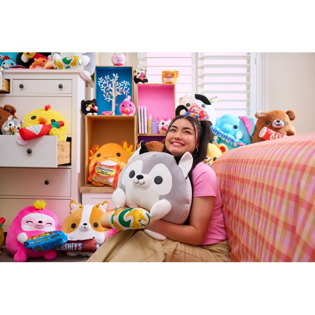 Snackles - Jucarie de plus colectibila S1W2, 35 cm, Luna BKF77511S-1