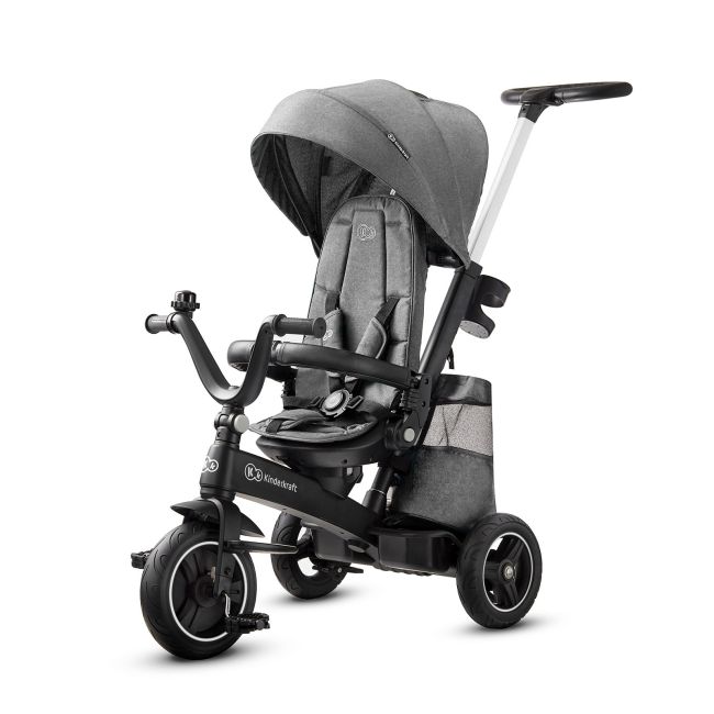 TRICICLETA KINDERKRAFT EASYTWIST, PLATINUM GREY VIVKKRETWIGRY0000