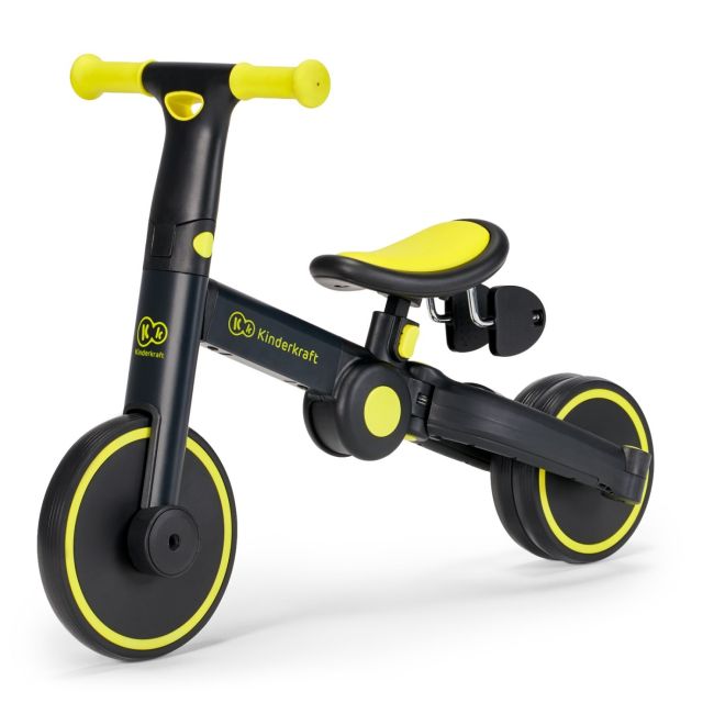 BICICLETA DE ECHILIBRU / TRICICLETA KINDERKRAFT 4TRIKE, BLACK VOLT VIVKR4TRI00BLK0000
