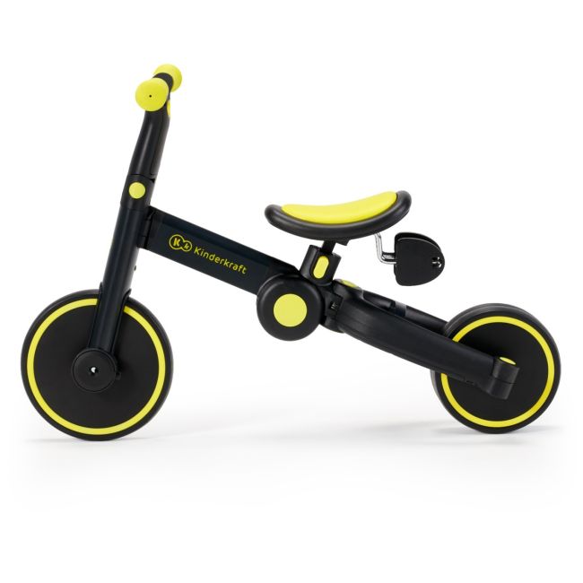 BICICLETA DE ECHILIBRU / TRICICLETA KINDERKRAFT 4TRIKE, BLACK VOLT VIVKR4TRI00BLK0000