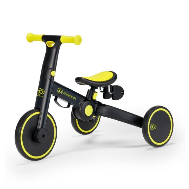 BICICLETA DE ECHILIBRU / TRICICLETA KINDERKRAFT 4TRIKE, BLACK VOLT VIVKR4TRI00BLK0000