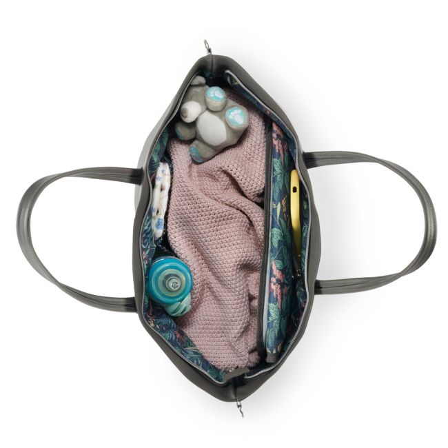 GEANTA MULTIFUNCTIONALA MAMICI KINDERKRAFT TREASUREPACK, DARK GREY VIVKATREAMBDGR0000