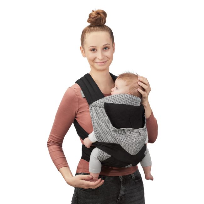 MARSUPIU ERGONOMIC KINDERKRAFT ADOREE MEI TAI, GREY VIVKNADOR00GRY0000