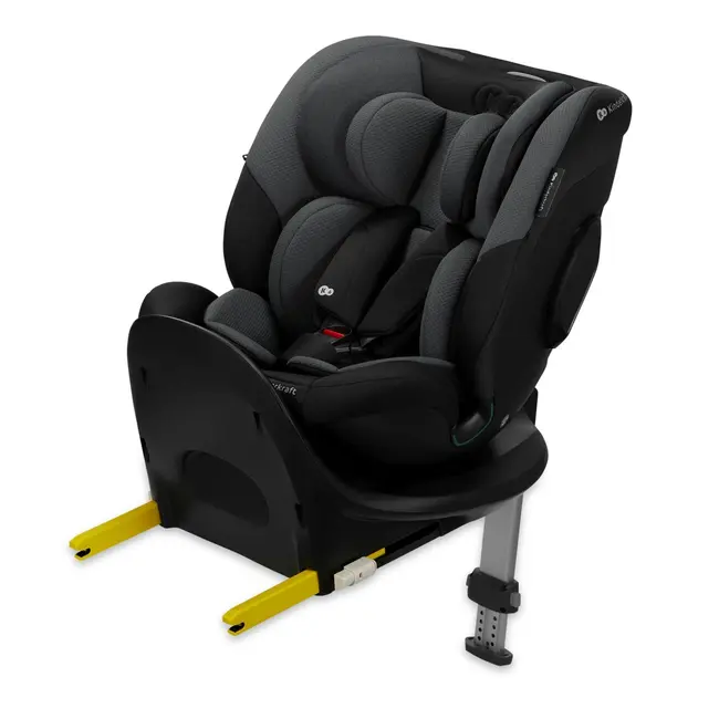SCAUN AUTO KINDERKRAFT I-FIX, I-SIZE 40-150 CM, GRAPHITE BLACK VIVKCIFIX00BLK0000