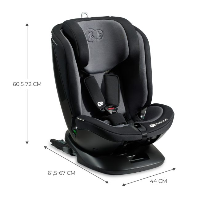 SCAUN AUTO KINDERKRAFT XPEDITION 2 I-SIZE 40-150 CM, BLACK VIVKCXPED02BLK0000