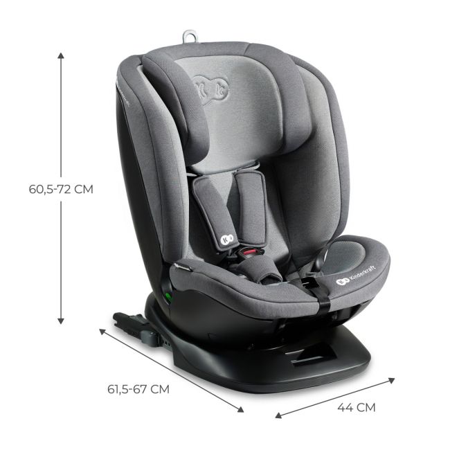 SCAUN AUTO KINDERKRAFT XPEDITION 2 I-SIZE 40-150 CM, GREY VIVKCXPED02GRY0000