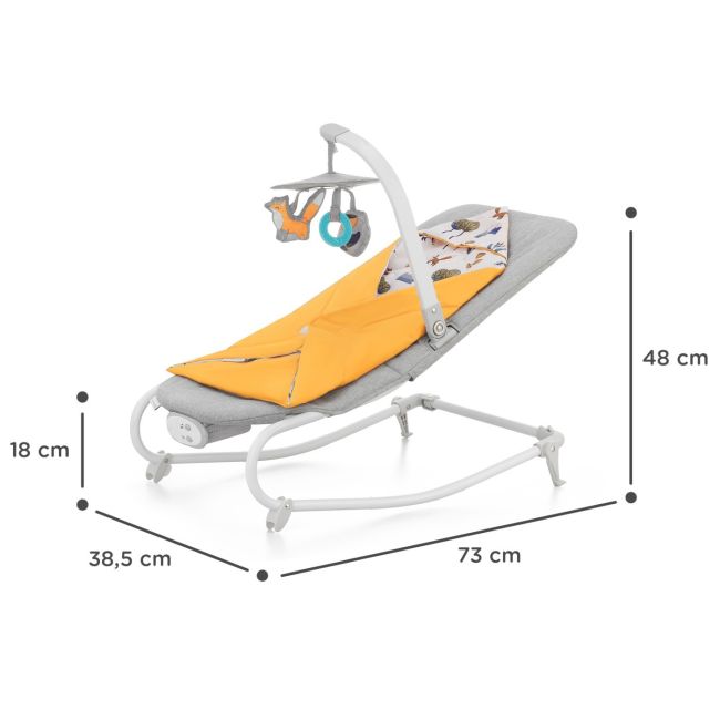 SEZLONG 3 IN 1, KINDERKRAFT FELIO 2, FOREST YELLOW VIVKBFELI20YEL0000