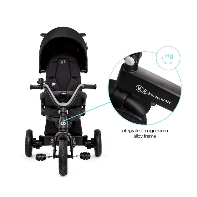 TRICICLETA KINDERKRAFT EASYTWIST, BLACK VIVKREASY00BLK0000