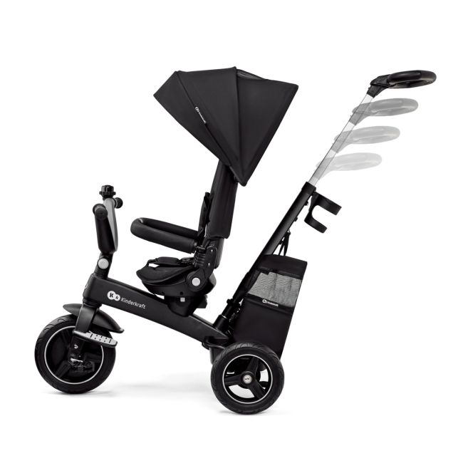 TRICICLETA KINDERKRAFT EASYTWIST, BLACK VIVKREASY00BLK0000