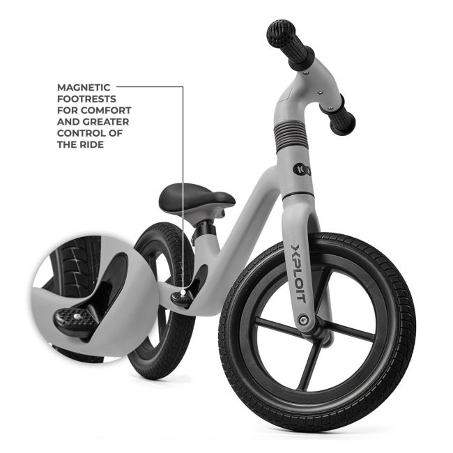 BICICLETA FARA PEDALE KINDERKRAFT XPLOIT, MOONSILVER VIVKRXPLO00GRY0000