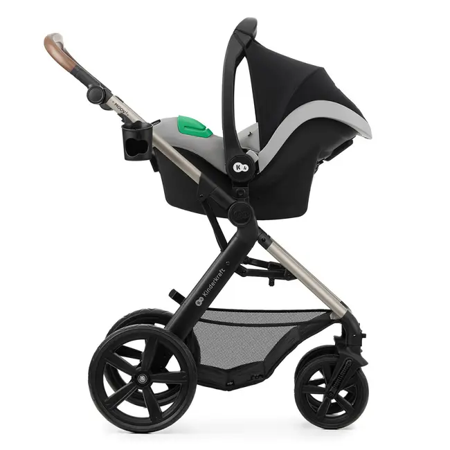 CARUCIOR 3 IN 1 KINDERKRAFT MOOV 2, MOONLIGHT GREY VIVKSMOOV02GRYEV00