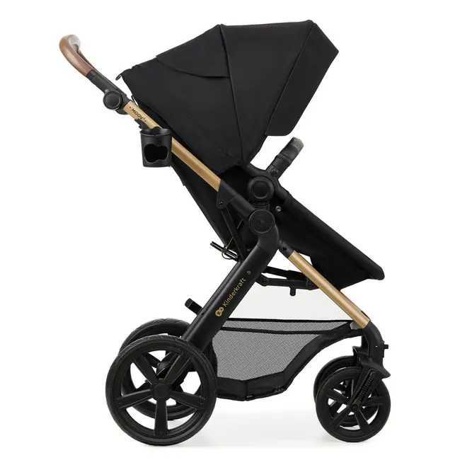 CARUCIOR 3 IN 1 KINDERKRAFT MOOV 2, NEGRU PUR VIVKSMOOV02BLKEV00