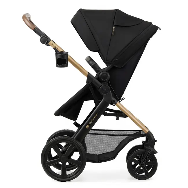 CARUCIOR 3 IN 1 KINDERKRAFT MOOV 2, NEGRU PUR VIVKSMOOV02BLKEV00