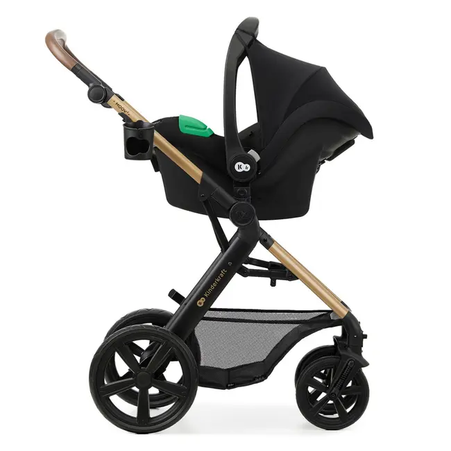 CARUCIOR 3 IN 1 KINDERKRAFT MOOV 2, NEGRU PUR VIVKSMOOV02BLKEV00