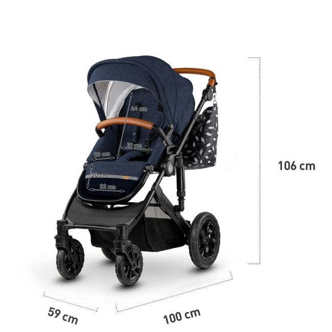 CARUCIOR 3 IN 1 KINDERKRAFT PRIME 2 3IN1 MINK PRO NAVY VIVKSPRIM00NAV300I