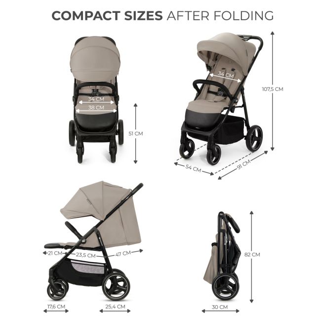 CARUCIOR SPORT KINDERKRAFT TRIG3 STONE BEIGE VIVKSTRIG03BEG0000