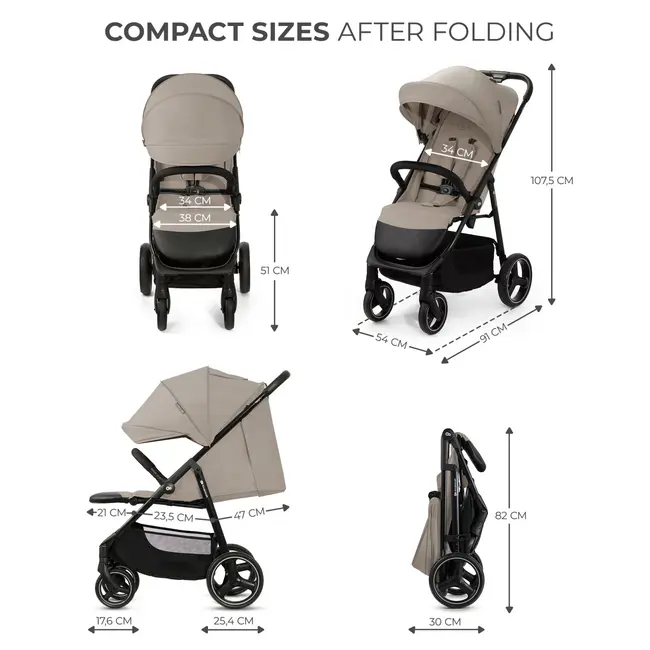 CARUCIOR SPORT KINDERKRAFT TRIG3 STONE BEIGE VIVKSTRIG03BEG0000