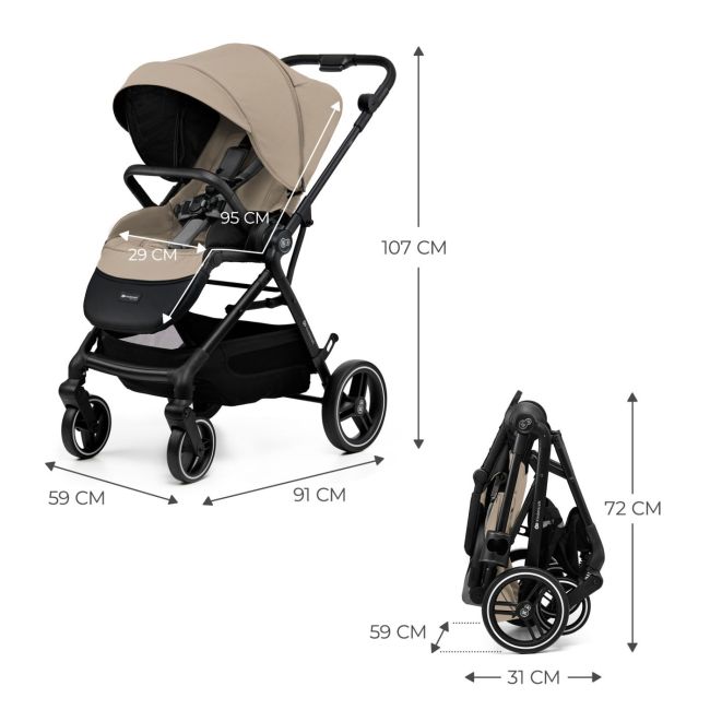 CARUCIOR SPORT KINDERKRAFT YOXI, BEIGE VIVKSYOXI00BEG0000