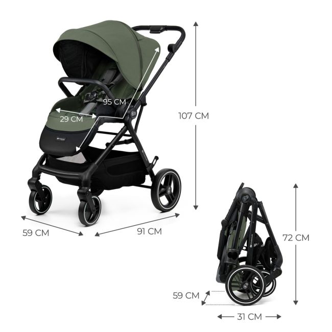 CARUCIOR SPORT KINDERKRAFT YOXI, GREEN VIVKSYOXI00GRE0000