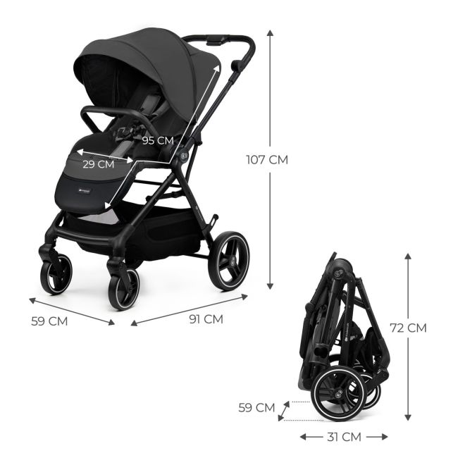 CARUCIOR SPORT KINDERKRAFT YOXI, GREY VIVKSYOXI00GRY0000