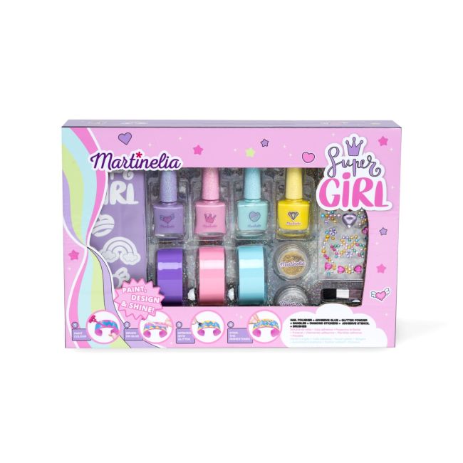 MARTINELIA SUPER GIRL SET LACURI DE UNGHII SI BRATARI VIVMar35002