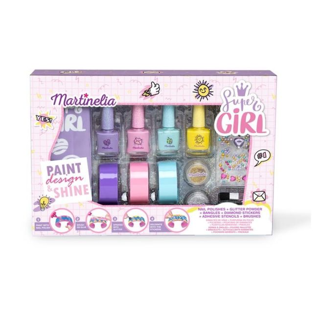 MARTINELIA SUPER GIRL SET PENTRU UNGHII SI BRATARI VIVMar12103