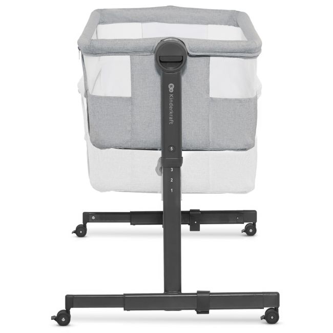PATUT CO-SLEEPER KINDERKRAFT NESTE UP 2, GRI DESCHIS VIVKLNEUP02LGR0000