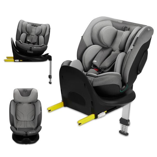 SCAUN AUTO KINDERKRAFT I-FIX, I-SIZE 40-150 CM, COOL GREY VIVKCIFIX00GRY0000