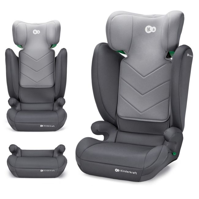 SCAUN AUTO KINDERKRAFT I-SPARK, I-SIZE 100-150 CM, GREY VIVKCISPA00GRY0000