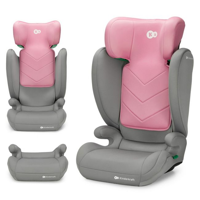 SCAUN AUTO KINDERKRAFT I-SPARK, I-SIZE 100-150 CM, PINK VIVKCISPA00PNK0000