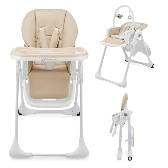 SCAUN DE MASA KINDERKRAFT TUMMIE, PLIABIL, BEIGE VIVKHTUMM00BEG0000