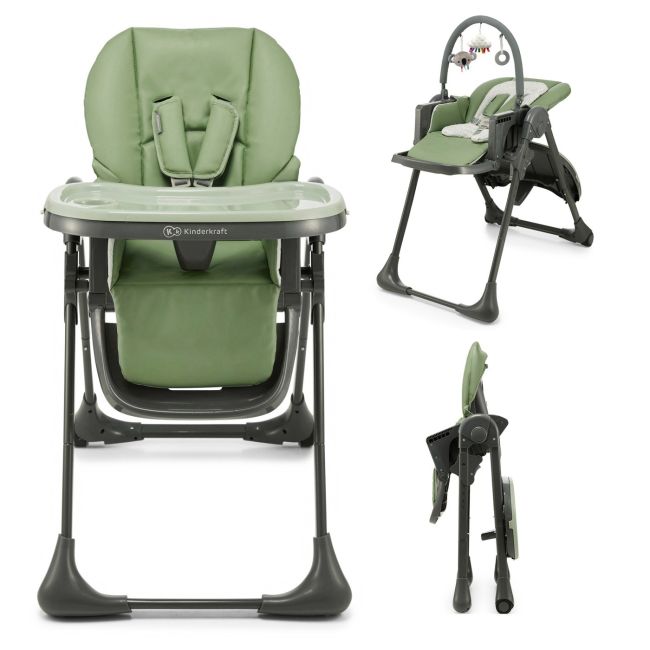 SCAUN DE MASA KINDERKRAFT TUMMIE, PLIABIL, GREEN VIVKHTUMM00GRE0000