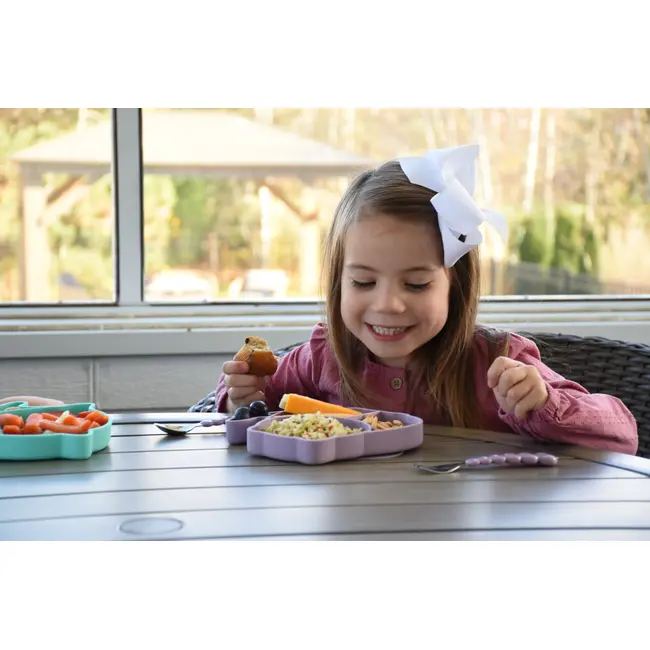 FARFURIE COMPARTIMENTATA DIN SILICON CU VENTUZA, MELII, PISICA VIVML17600