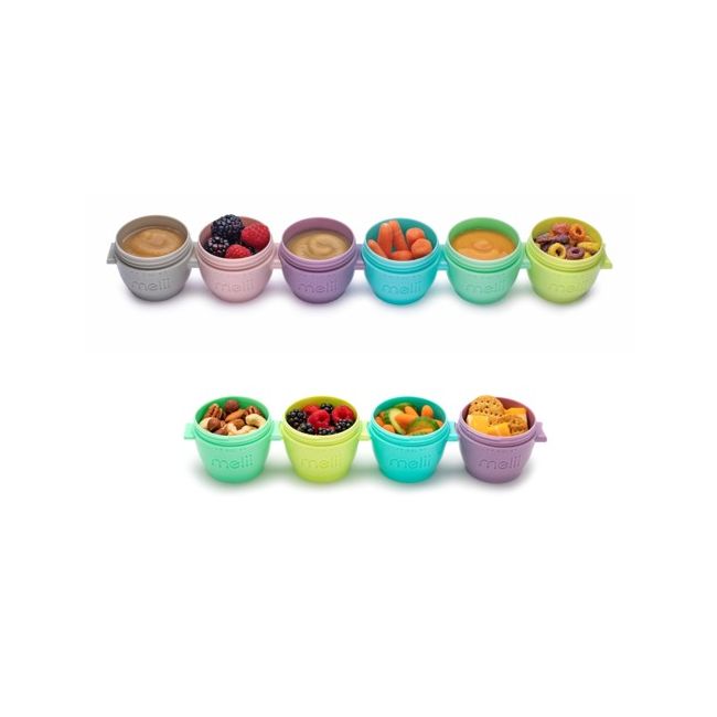 SET 10 RECIPIENTE SNAP&GO, MELII, 6*59 ML + 4*118 ML VIVML11090