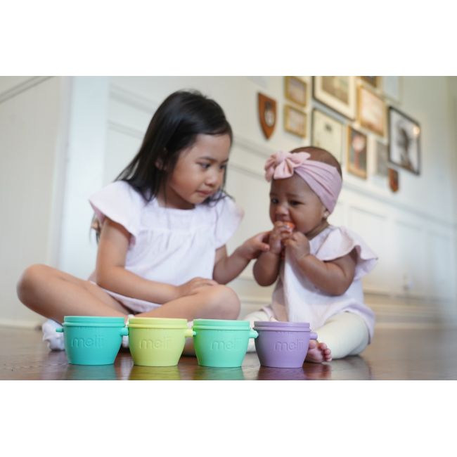SET 4 RECIPIENTE SILICON SNAP&GO, MELII, 118 ML VIVML10450