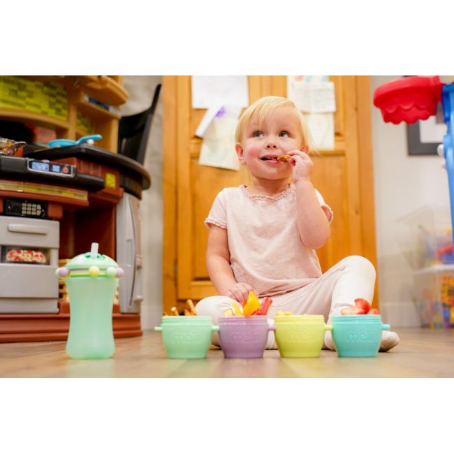 SET 4 RECIPIENTE SILICON SNAP&GO, MELII, 118 ML VIVML11050