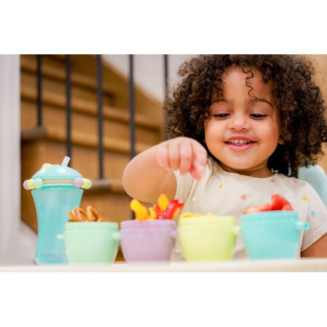 SET 4 RECIPIENTE SILICON SNAP&GO, MELII, 118 ML VIVML11050