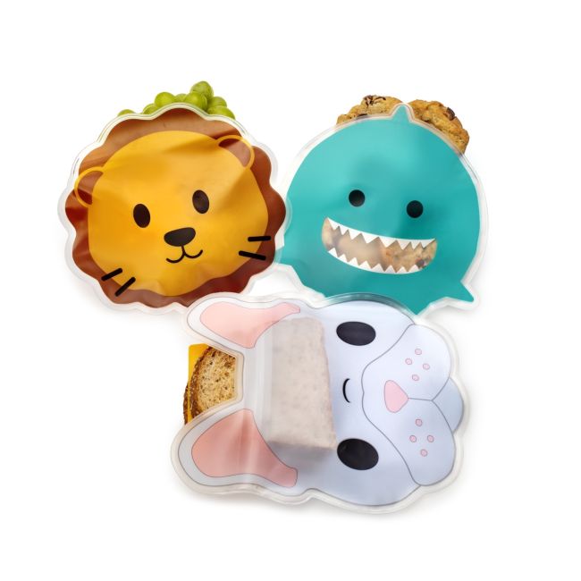 SET 6 BUC PUNGI SANDWICH ANIMAL, REUTILIZABILE VIVML17000