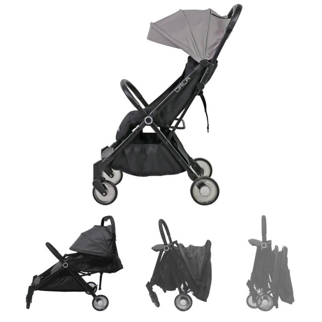 CARUCIOR SPORT NANIA, ORLA, GREY/BLACK VIVTT0123220340