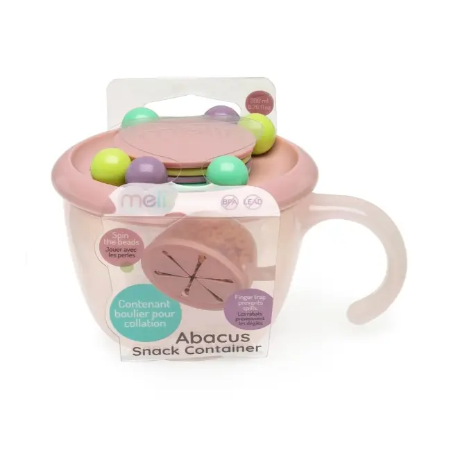 RECIPIENT SNACK ABACUS, MELII, PINK VIVML11700