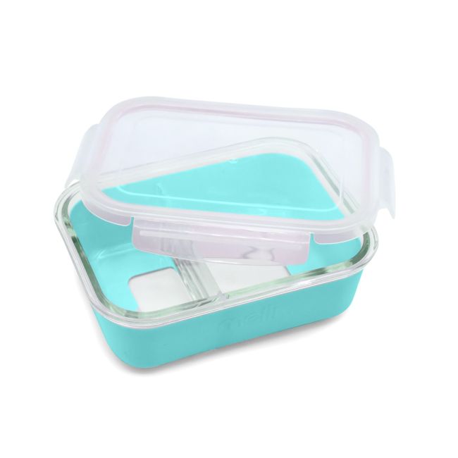 RECIPIENT STICLA 740 ML CU HUSA ANTIDERAPANTA SILICON MELII BLUE VIVML16961