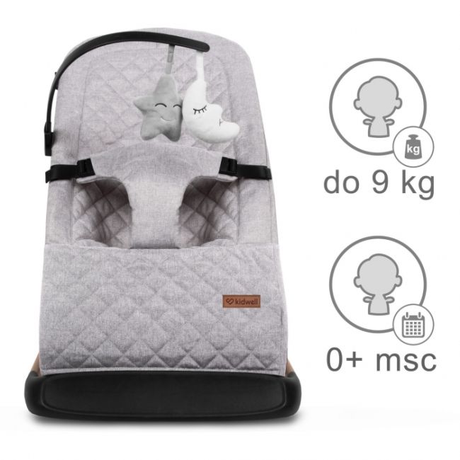 Balansoar pentru copii kidwell laro full - wooden grey edeedilebular01a4