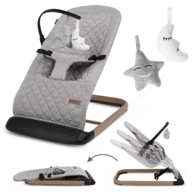Balansoar pentru copii kidwell laro full - wooden grey edeedilebular01a4