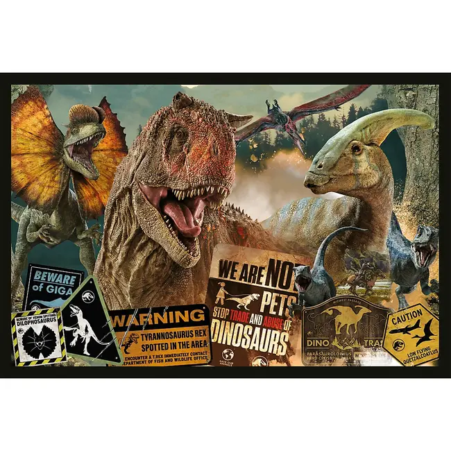 PUZZLE TREFL 2X200 JURRASIC WORLD LUME PREISTORICA VIV13316