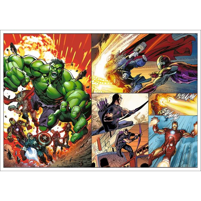 PUZZLE TREFL 4X250 AVENGERS MARVEL ZILE EROICE VIV13309