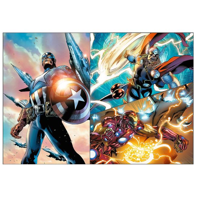 PUZZLE TREFL 4X250 AVENGERS MARVEL ZILE EROICE VIV13309