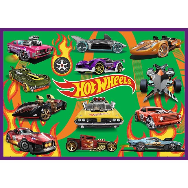 PUZZLE TREFL 4X250 HOT WHEELS MASINI DE CURSE VIV13312