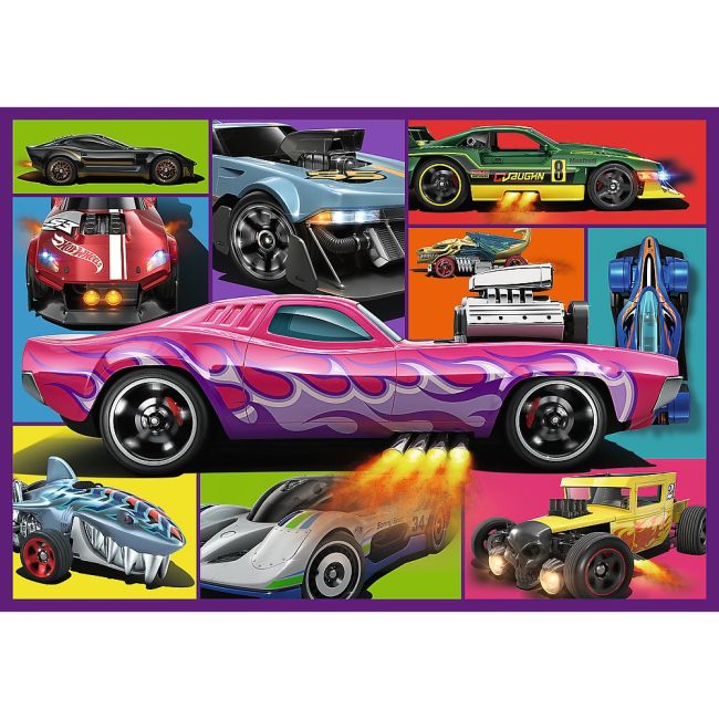 PUZZLE TREFL 4X250 HOT WHEELS MASINI DE CURSE VIV13312