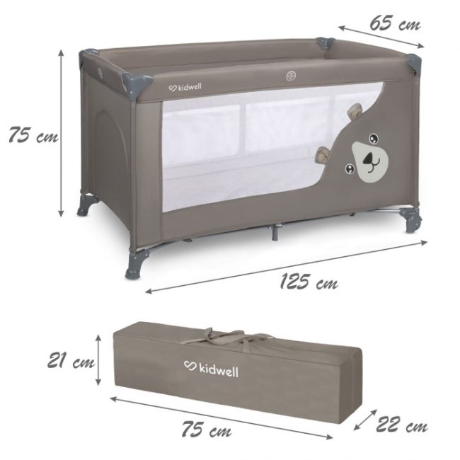 Patut pliabil kidwell blissy duo - beige edeedilotubli01a2