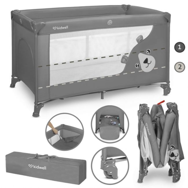 Patut pliabil kidwell blissy duo - gray edeedilotubli02a2